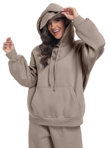 SeSe Code Travel Hoodie with Eye Mask Sleep Unisex Oversized Sweatshirt for Airplane, Road Trip Naps Fleece Couples Hoodies - color: Coffee Grey, size: Small