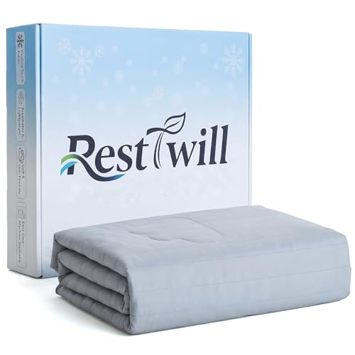 Dual-Sided Cooling Comforter, Blue/White (Gray, Twin) - color: Gray, size: Twin