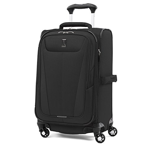 Travelpro Maxlite 5 Softside Carry-On Luggage Spinner, Black, 21-Inch | Expandable With 4 Wheels, Lightweight & Versatile Travel Design, Men & Women - color: Black, size: Carry-on 21-Inch