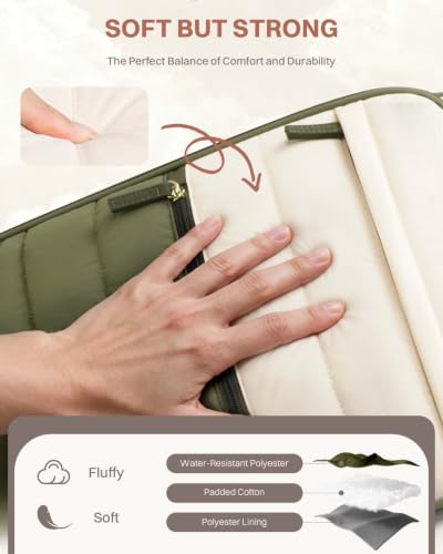 Rolling Puffer Backpack for Women, Travel Backpack with Wheels, 16 Inch Wheeled Laptop Backpack, Dual-Opening Design Overnight College Underseat Carry on Luggage, Roller Business Work Bag, Green - color: Green