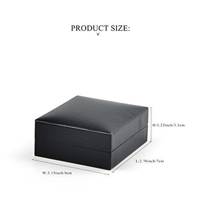 Oirlv Black Necklace/Pendant Box, Jewelry Display Case for Anniversary - color: Pendant box