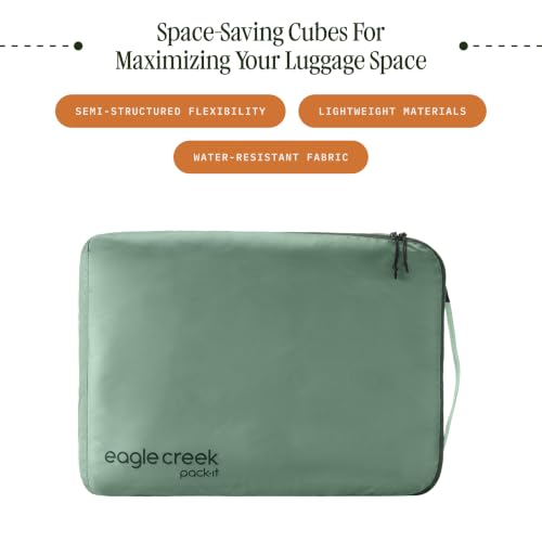 Eagle Creek Pack-It Isolate Cube Set, XS/S/M, 3 Piece Set, Willow Green - color: Willow Green