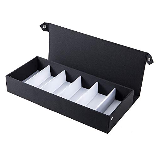 TRIUMPH VISION Multi Glasses Organizer Eyeglass Storage Sunglasses Case Box - color: Black