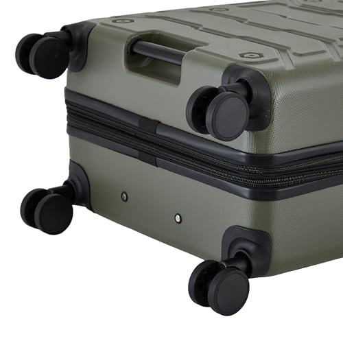 Wrangler ATG Trailway Expandable Hardside Luggage, Winter Moss, 22" Carry-On - color: Winter Moss