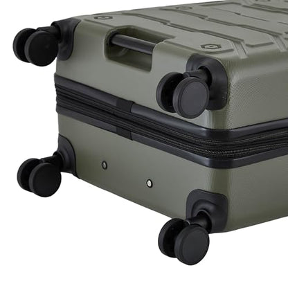 Wrangler ATG Trailway Expandable Hardside Luggage, Winter Moss, 22" Carry-On - color: Winter Moss