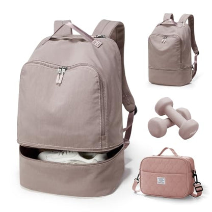 Gym Backpack for Women Lightweight Sports Casual Daypack Pink - color: D3-pink