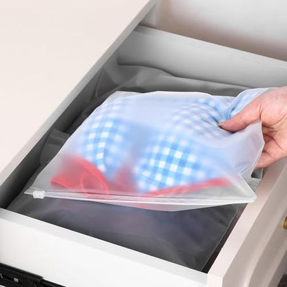 25Pcs 13x10 Inch Clothes Packing Bags Bathing Suit Bags No Vent Holes - size: 25Pcs-13x10 Inch
