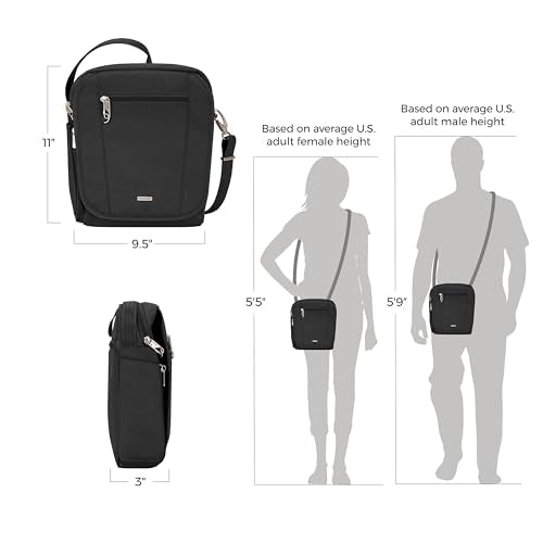 Travelon Anti-Theft Classic Medium Tour Bag - color: Black