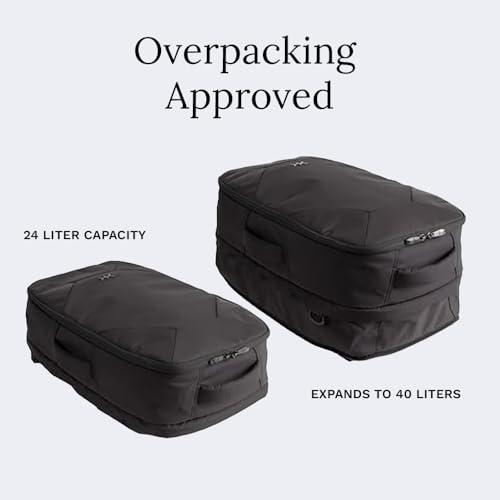Knack Convertible Travel Duffel Backpack, 15.6-Inch Laptop, 24L-40L - color: Midnight Black, style: Convertible Duffel