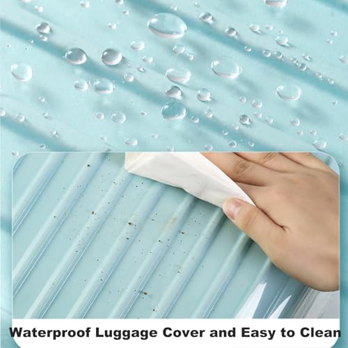 32 inch Suitcase Cover for Luggage Protector Clear PVC Waterproof - size: 32 inch