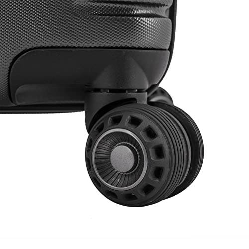 Traveler's Choice Archer Polycarbonate Hardside Spinner Luggage Set, Tie Down Straps, Grey, Checked 29-Inch - color: Grey, size: 1-Piece (Checked 29-Inch)