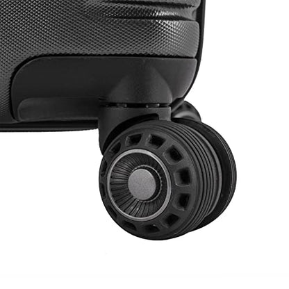 Traveler's Choice Archer Polycarbonate Hardside Spinner Luggage Set, Tie Down Straps, Grey, Checked 29-Inch - color: Grey, size: 1-Piece (Checked 29-Inch)