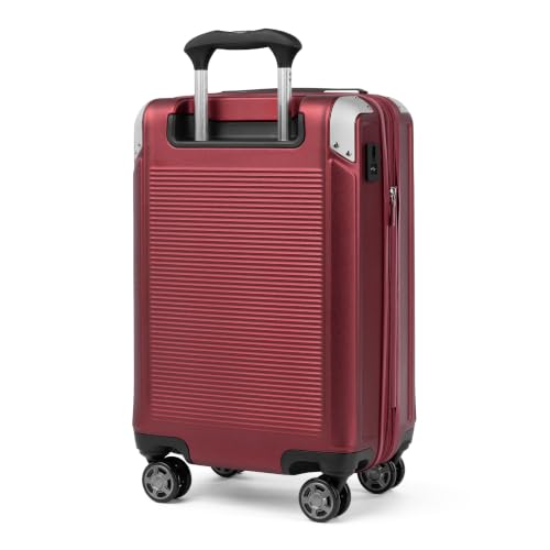 Travelpro Platinum Elite Hardside Expandable Spinner Wheel Luggage TSA Lock Hard Shell Polycarbonate Suitcase, Daring Red, Carry-on 21-Inch - color: Daring Red, size: Carry-on 21-Inch