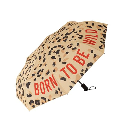 Fisura - Travel Umbrella – Original Strong Automatic Folding Rain Umbrella, Compact Small Light & Portable, Waterproof Rain for Gift - color: Wild