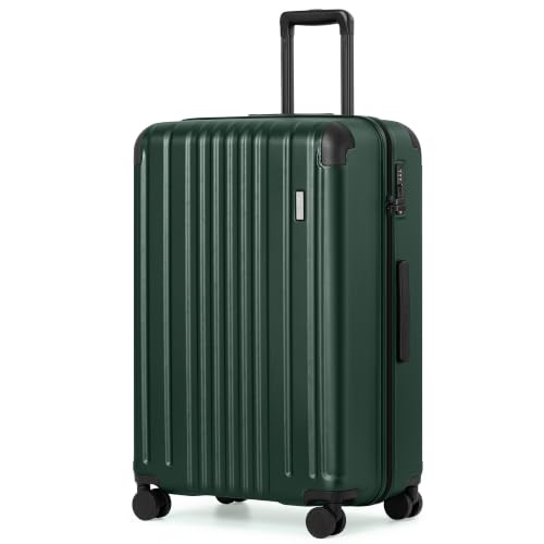 Coolife Luggage, Lightweight and Durable Hardshell, 28 in, Dark Green - color: Dark Green2.0, size: L(28in)