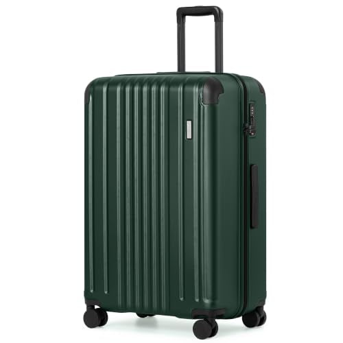 Coolife Luggage, Lightweight and Durable Hardshell, 28 in, Dark Green - color: Dark Green2.0, size: L(28in)