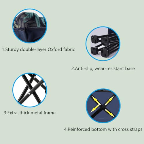 Portable Airplane Foot Rest, Folding Camping Stool, Home, Outdoor (9.5 IN) - size: 9.5 IN