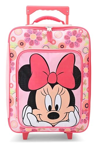 Fast Forward Minnie Mouse Girls Luggage 16" Soft Side Wheeled Pilot Case- Rolling Suitcase 16x12x5 - color: Minnie Mouse 16"