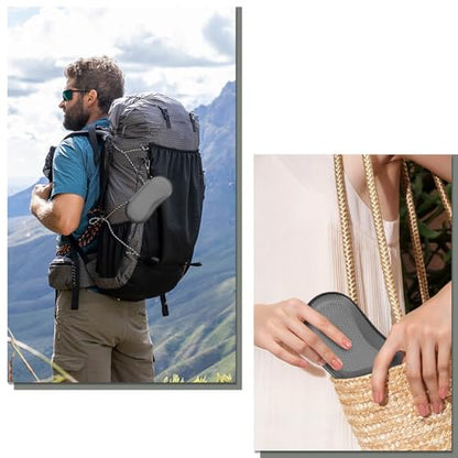 FINTIE Sunglasses Case, Hard EVA Shell Shockproof Sport Glasses Case - color: Dark Grey
