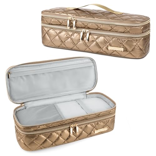 Anti-Drop Travel Case for Dyson Airwrap & Shark FlexStyle - color: Gold