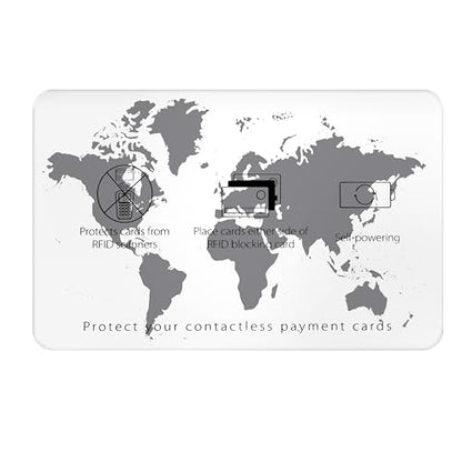 SaiTech IT 5 Pack RFID Blocking Card for Credit Debit ID Card, WM White - color: White WM