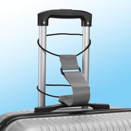 PATIKIL Luggage Straps Bag Bungee, 2 Pcs Suitcase Straps Adjustable Belt for Add a Bag Easy to Travel Elastic Strap Belt Handle Handbag Backpack, Gray - color: Gray