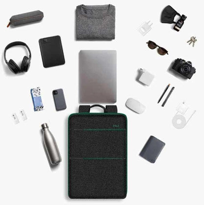 ZINZ Slim & Expandable Laptop Backpack 13-14 inch,BK01GR01 - color: Bk01gr01, size: 13"-14"