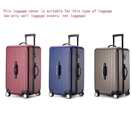 Luggage Cover Suitcase Cover Protector Luggage Protector Suitcase Cover Clear Trunk Luggage Covers for Suitcase (Transparent, 32inch)