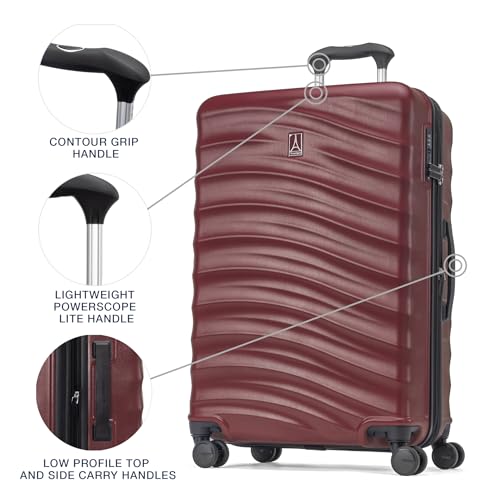 Travelpro Maxlite Air V2 Hardside 2-Piece Set, Cabernet, 20/25-Inch - color: Cabernet, size: 2 Piece Set (20/25)