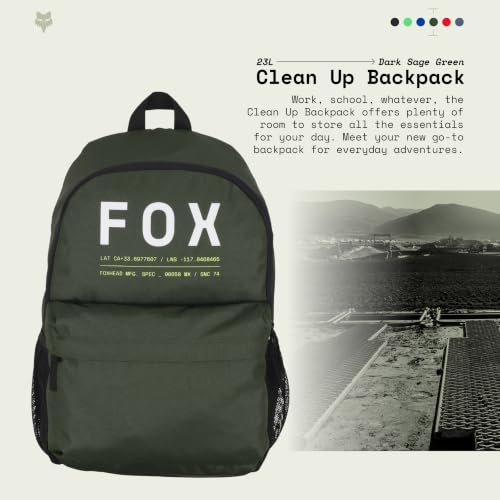 Fox Racing Clean Up Backpack Dark Sage Green - color: Dark Sage Green