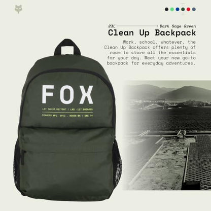 Fox Racing Clean Up Backpack Dark Sage Green - color: Dark Sage Green