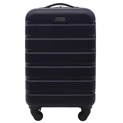 Travelers Club Harper Luggage, Blue, 22-Inch Carry-On - color: Blue, size: 22-Inch