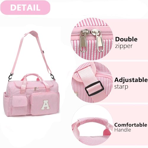 Kids Travel Duffle Bag Dance Bag Gifts for Girls - color: Pink, style: B