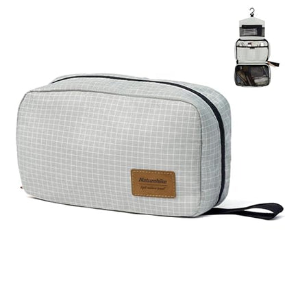 windhike Naturehike Hanging Toiletry Bag for Men Women, Water-Resistant - color: Grey-S