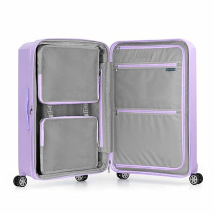 Traveler's Choice Pagosa Hardshell Expandable Luggage with Spinner Wheels, Lavender, 3-Piece Set (22/27/30) - color: Lavender, size: 3-Piece Set (22/27/30)