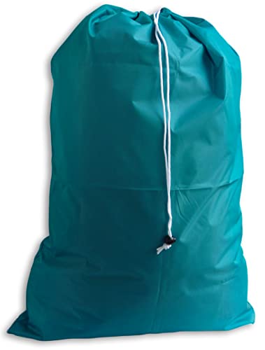 Extra Large Laundry Bag with Drawstring, Color: Teal, Size: 30x45 - color: Teal