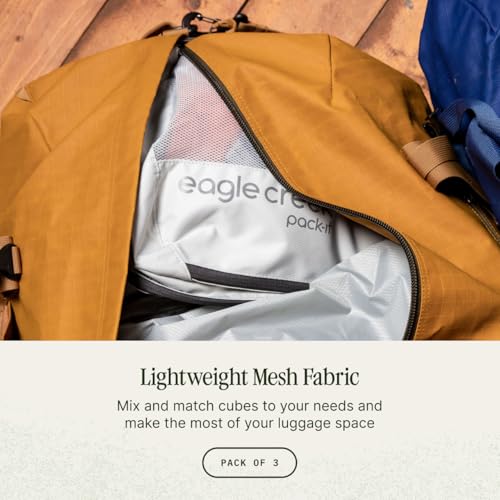 Eagle Creek Pack-It Reveal Cube Set, XS/S/M, Storm Grey - color: Storm Grey
