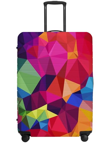 GGalleryGlide Luggage Covers For Suitcase TSA Approved, Fits 18-32 Inch - color: Geometric, size: M(23"-26" Suitcase)