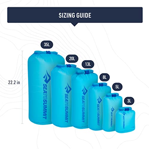 Sea to Summit Ultra-Sil Dry Bag, Ultralight Waterproof Dry Storage - color: Spicy Orange, style: 5 Liter
