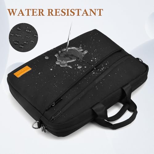 bagasin 17 17.3 inch Laptop Computer PC Shoulder Bag Carrying Case - color: Black, size: 17-17.3
