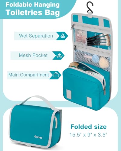Gonex 10-Piece Compression Packing Cubes with Travel Organizer Set - color: 10-Blue, size: 10 Set