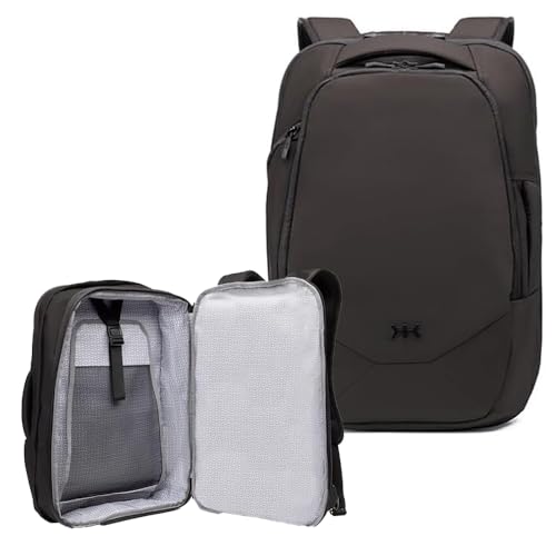 Knack Series 2 Small Travel Backpack 16-Inch Laptop, Expandable 17-27L - color: Black, size: Small Backpack
