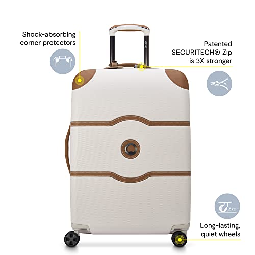 DELSEY PARIS Chatelet Air 2.0, 20 Inch Carry-On Plus Luggage, Blush Pink - color: Blush Pink, size: Carry-on Plus 20 Inch