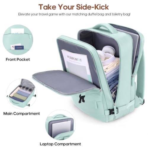 UKEIN Luggage Set with Backpack,Hardshell Carry On Luggage Airline Approved - color: Baby Blue