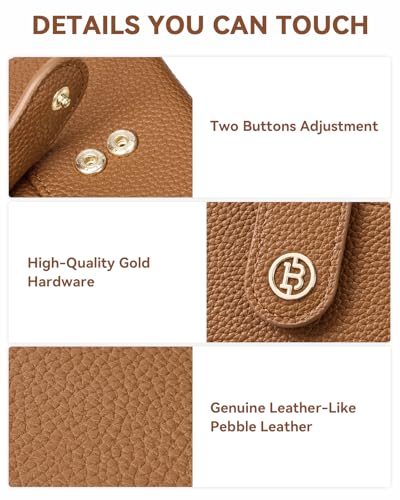 BOSTANTEN Slim Wallet Women Small RFID Blocking Credit Card Holder - color: Brown