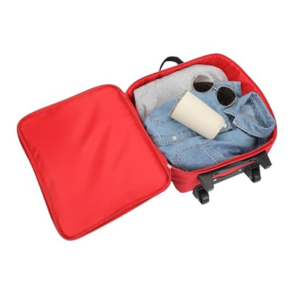 Bioworld Spider-Man Web 14" Youth Soft Sided Luggage - color: Spider-Man Web Red