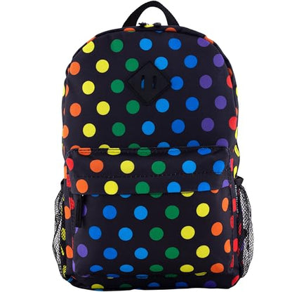 Travelers Club 5 Piece Kids' Luggage Set, Black Polkadot - color: Black Polkadot