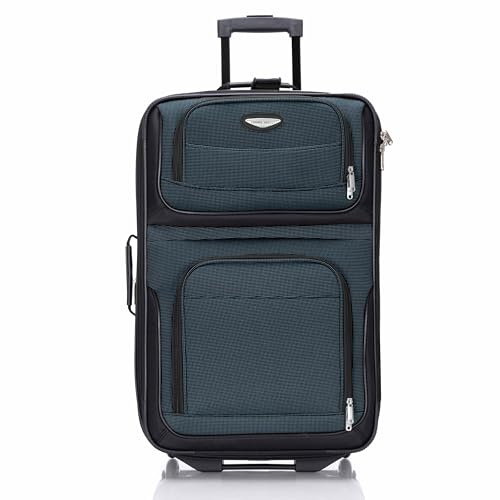 Travel Select Amsterdam Softside Expandable Luggage with Rolling Wheels, Navy, 4-Piece Set (15/21/25/29) - color: Navy, size: 4-Piece Set (15/21/25/29)