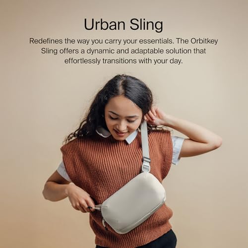 orbitkey Urban Sling Mini Crossbody Bag - Stone - color: Stone, size: Urban Sling Mini
