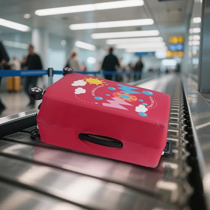 4 Pieces Luggage Covers For Suitcase Tsa Approved, 20" 24" 28" 32'' Elastic Suitcase Cover Protector, Anti-Scratch Travel Suitcase Cover Fits 19-32 Inch Luggage (Four-person Family, S/M/L/XL) - color: Four-person Family-20/24/28/32 inches